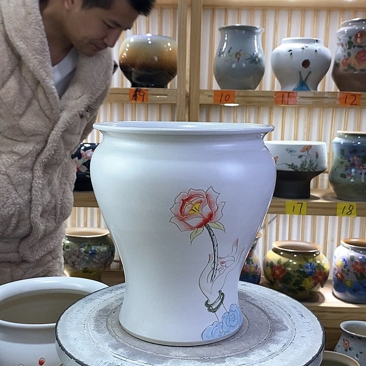 罐陶瓷陶瓷陶瓷观察