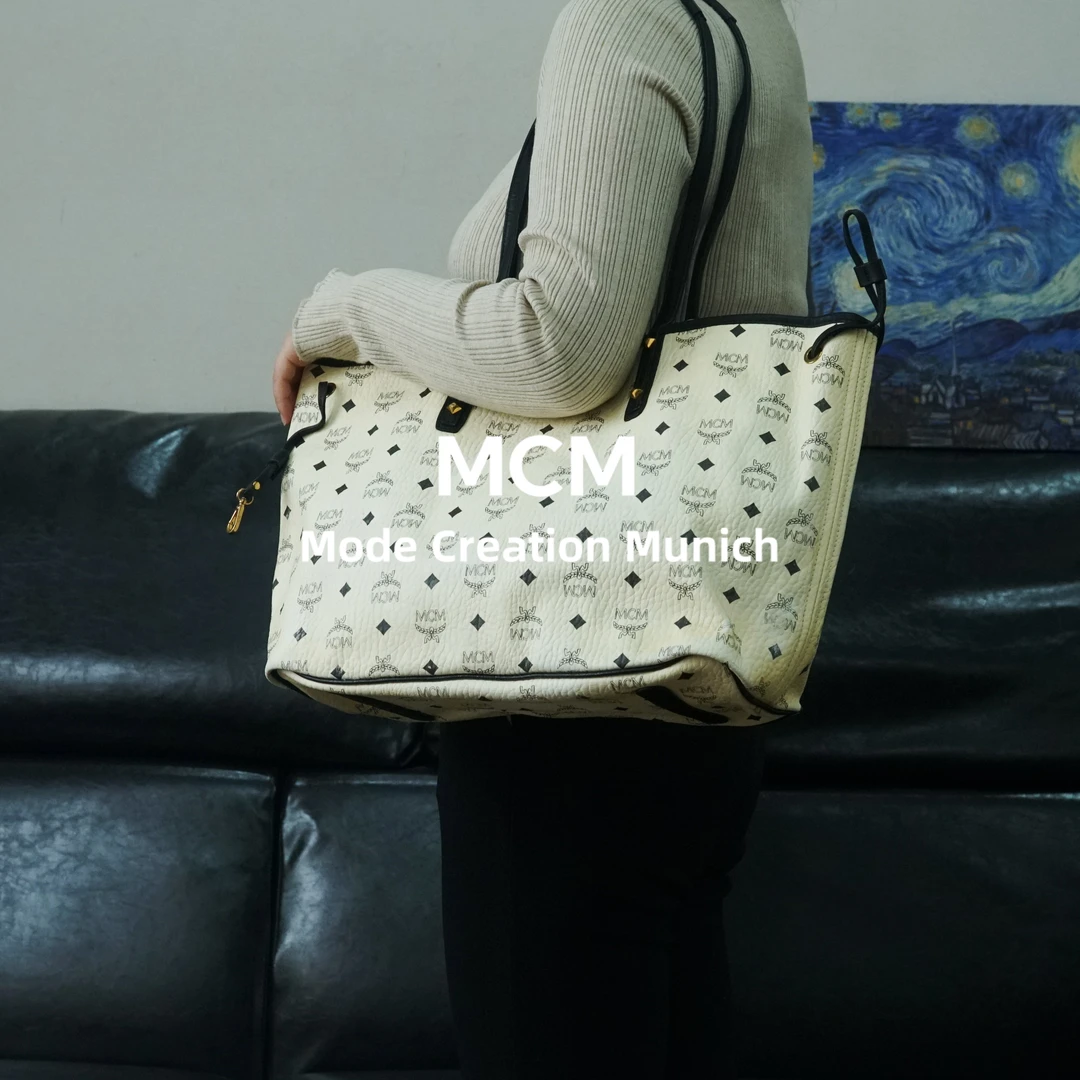 95新 MCM 白色单肩包/XS12331099/1099