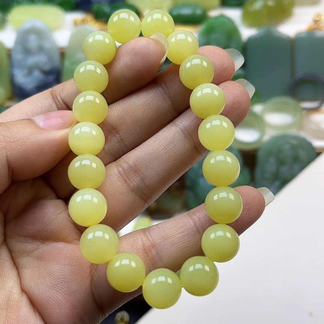 和田玉未镶嵌手串