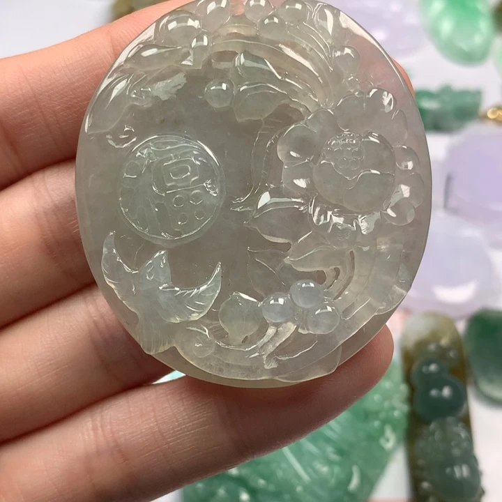翡翠未镶嵌颈饰翡翠