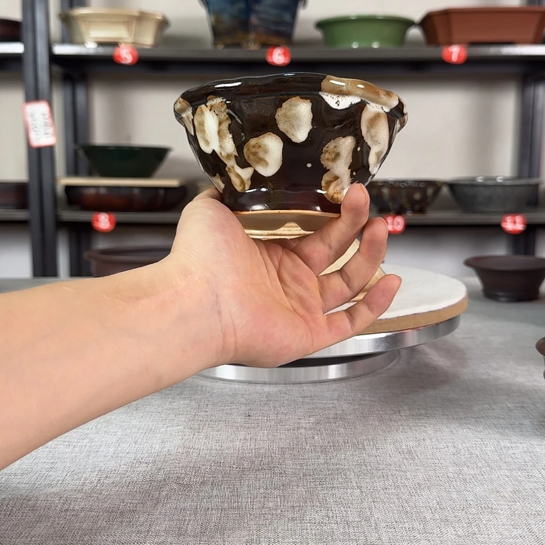 巴***克手工多色釉盆哈哈哈哈