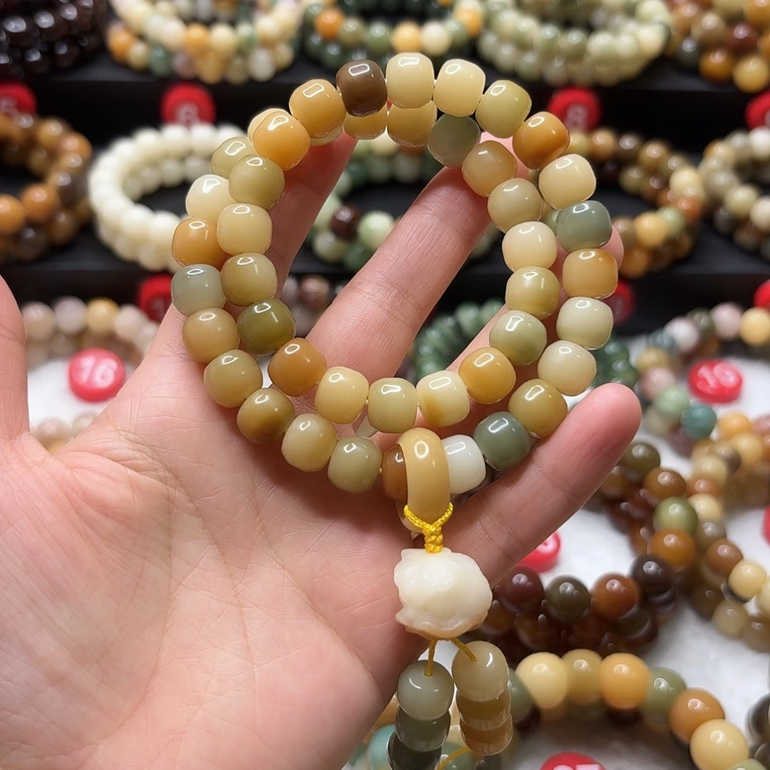 菩提根/象牙果手串汉堡珠手持