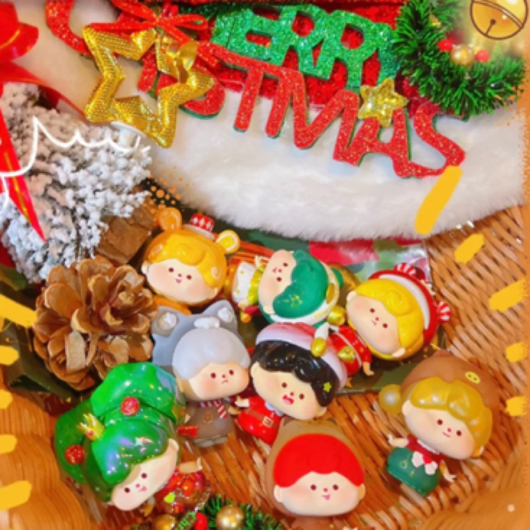 【拆盒】munmun圣诞奇遇萌粒盲盒【不支持退换】