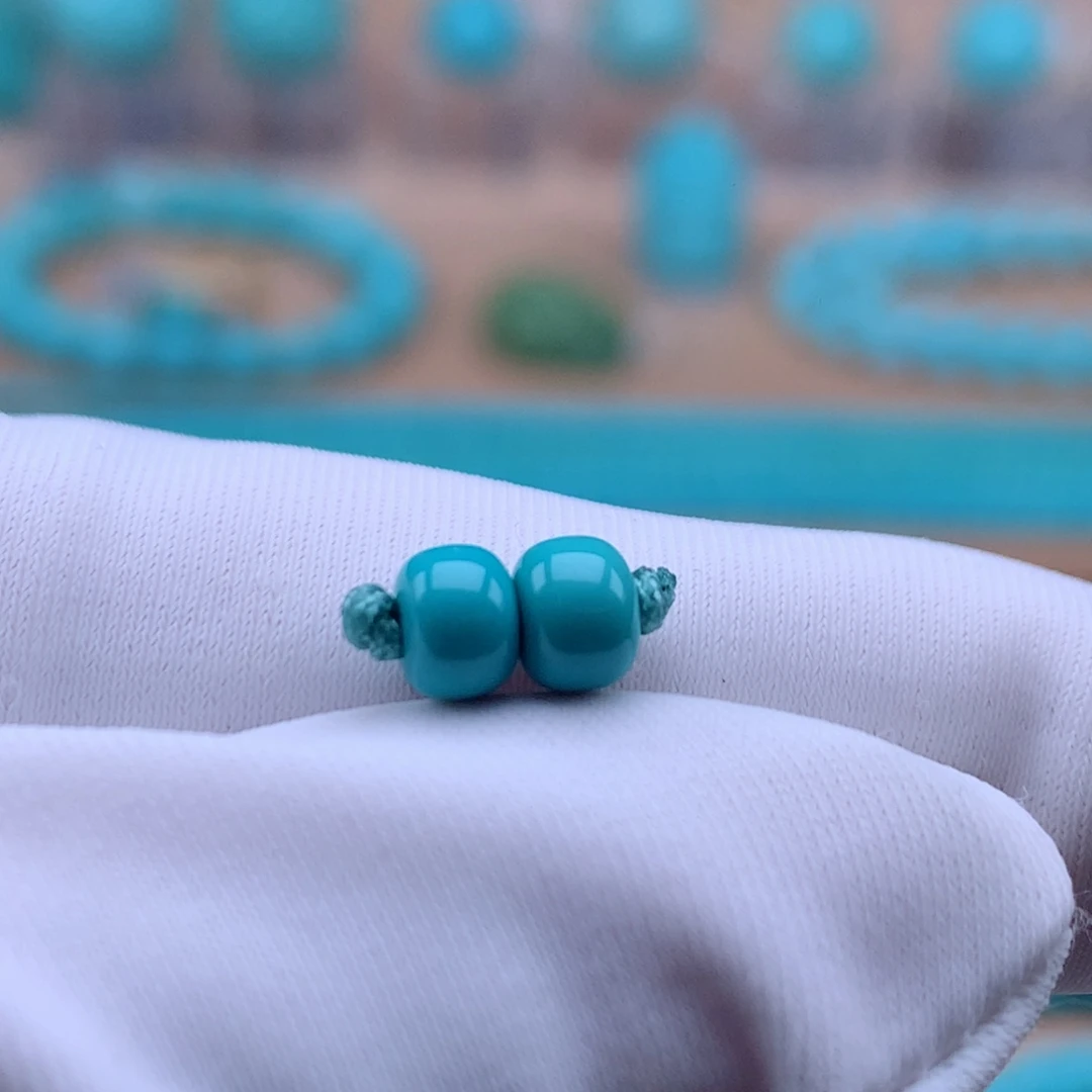 绿松石未镶嵌珠宝奇石4.9mm