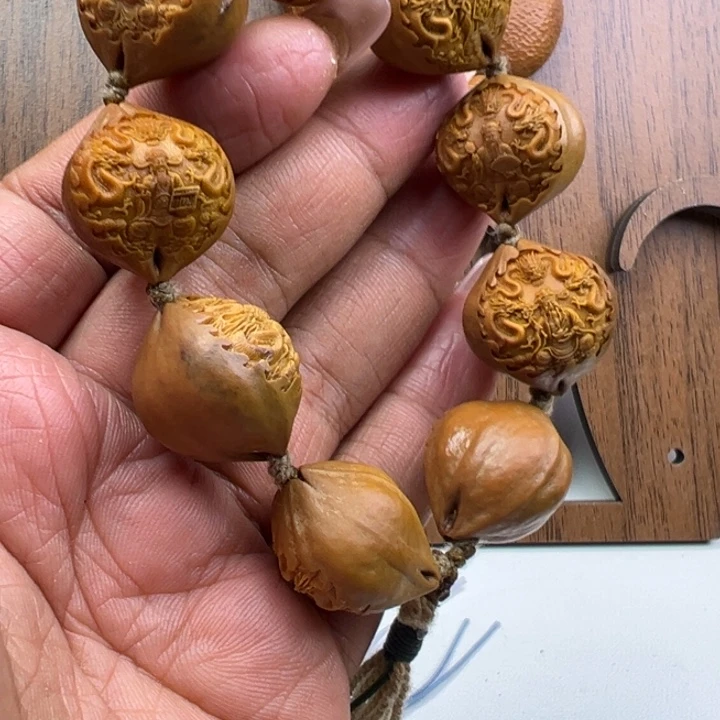 手串/手链橄榄核2.1水晶核龙财神