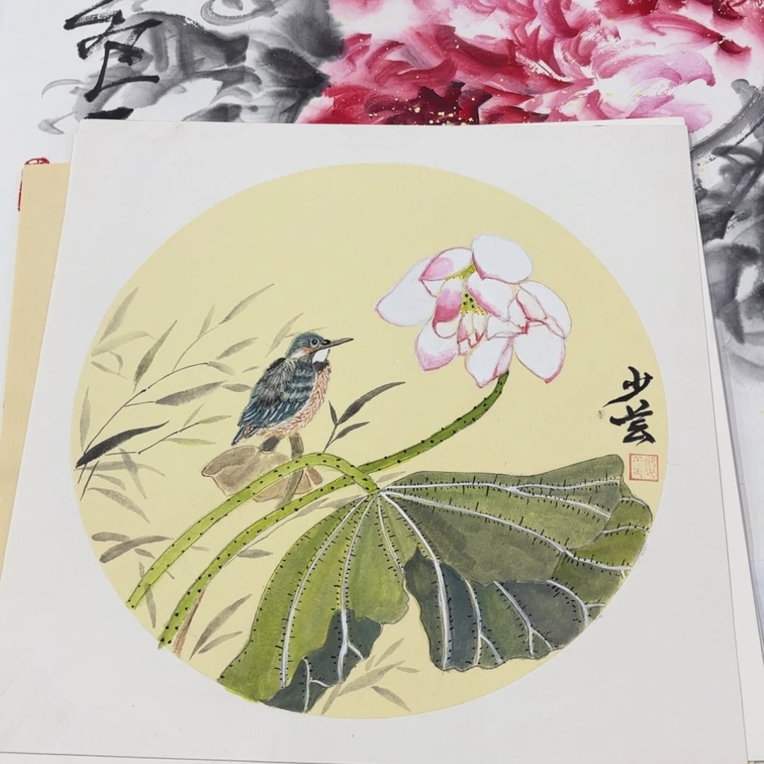 国画38-38卡纸作品童