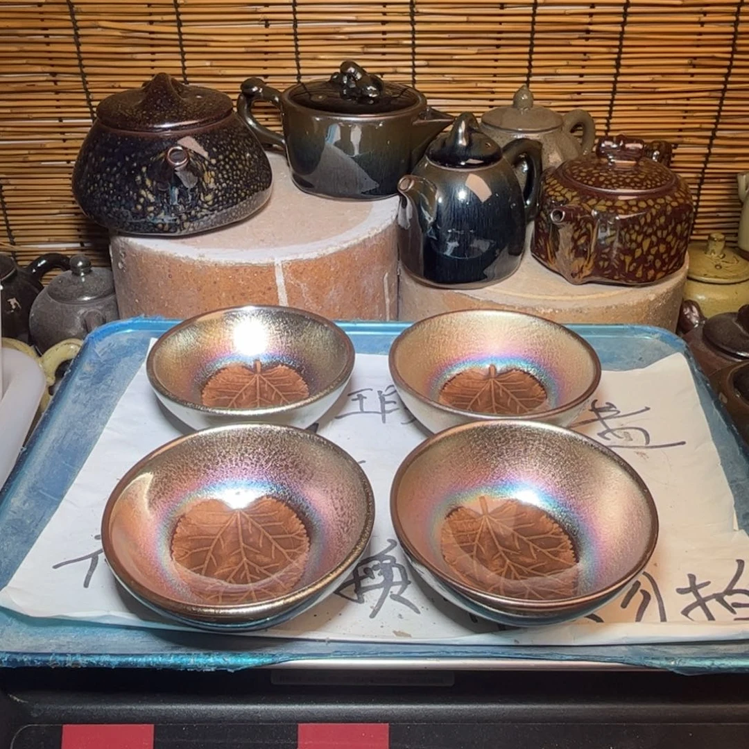 茶盏建窑建盏 微瑕作品