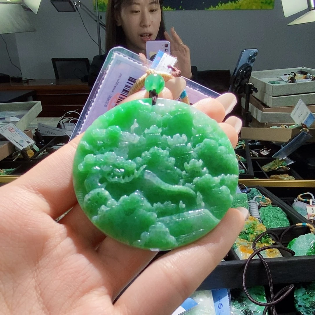 颈饰未镶嵌翡翠翡翠