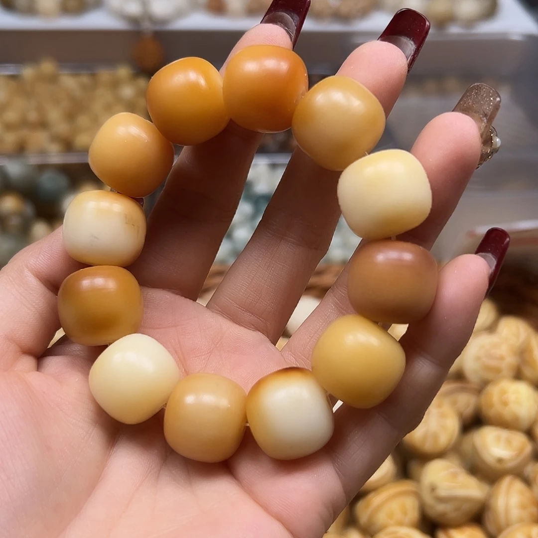 手串菩提根/象牙果微瑕18干磨桶1条11