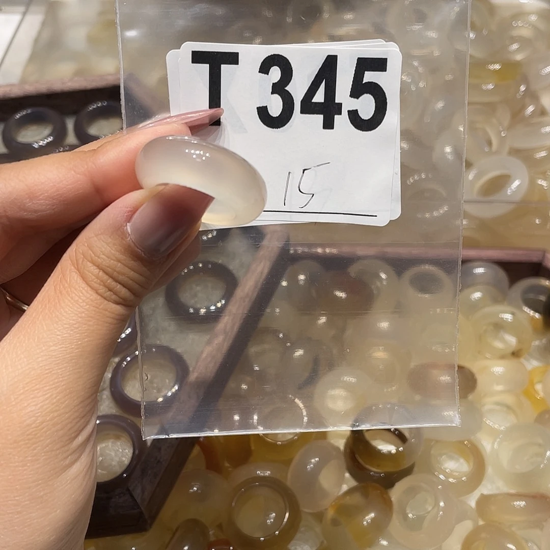 玛瑙/玉髓未镶嵌戒指345