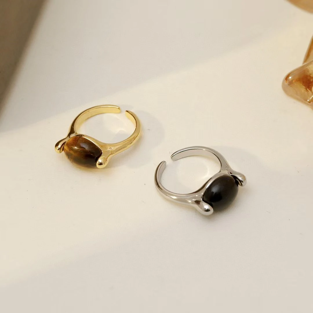 铜合金戒指 《货号6299》美拉德戒指开口可调节