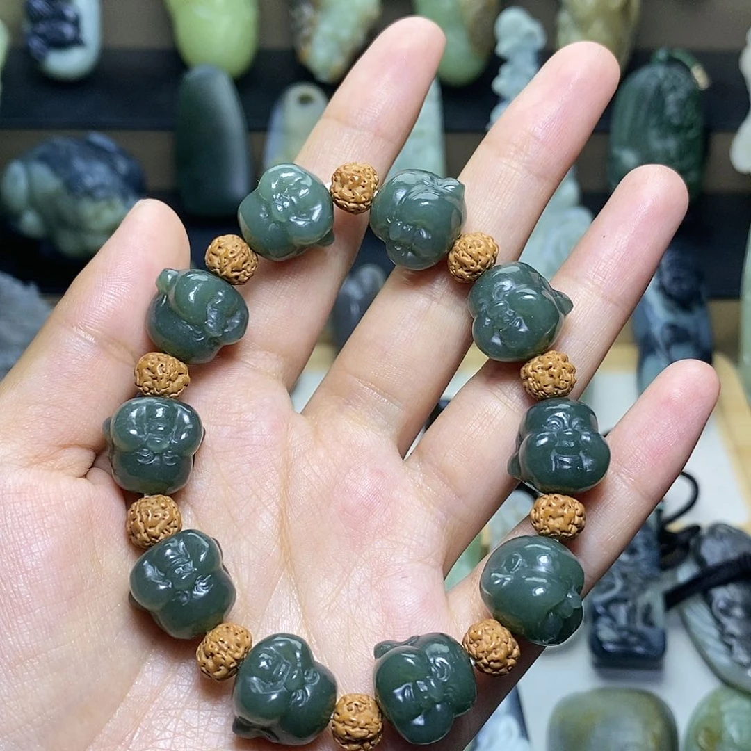 【闪购商品】颈饰未镶嵌和田玉楠*宝