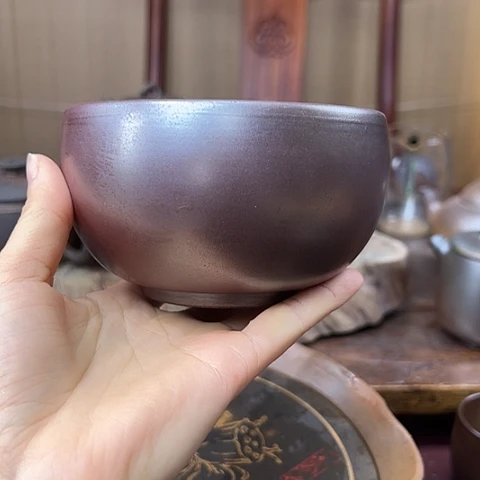 戬谷龙窑坭兴陶柴烧壶58