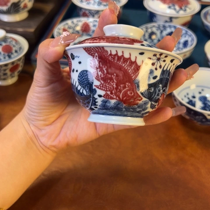 瓷片景德镇陶瓷手工手绘