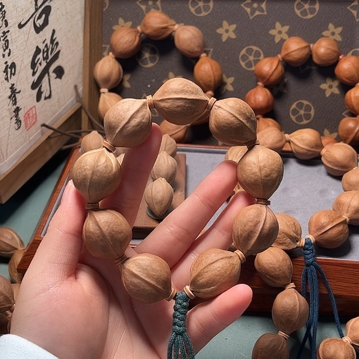 橄榄核手串/手链2026梅林铁三花橄榄核