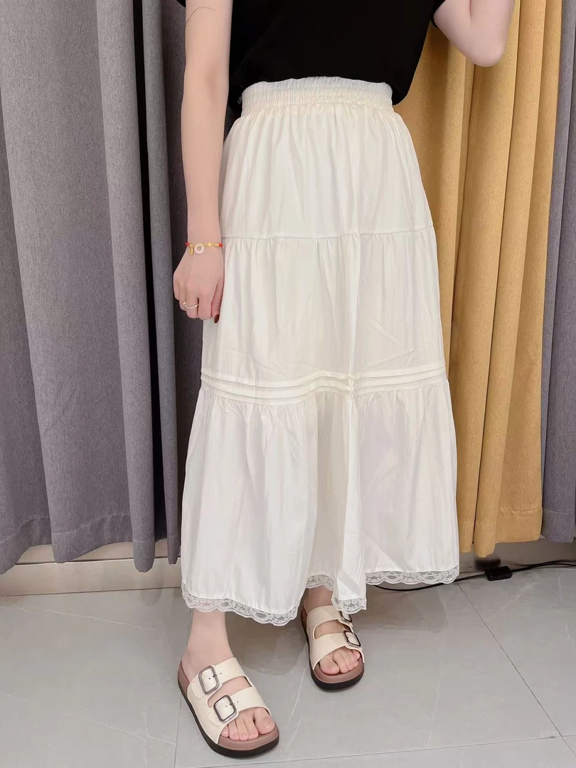 觅裳家 【蛋糕裙】3029夏季新款高腰气质韩系显瘦时尚百搭半身裙