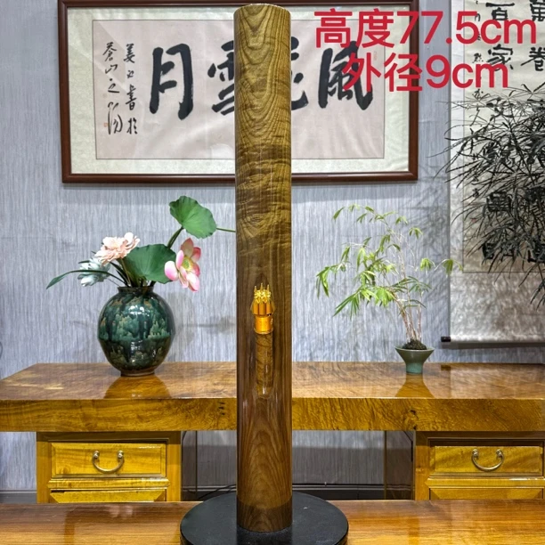 金丝楠阴沉乌木实木筒5号