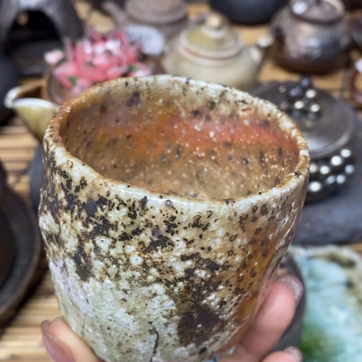 柴烧裸烧纯手工制作瑕疵瑕疵