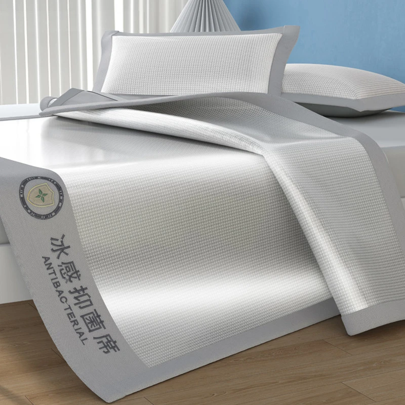 云曦坊夏季冰丝凉席夏天空调软席子可机洗床笠款藤席