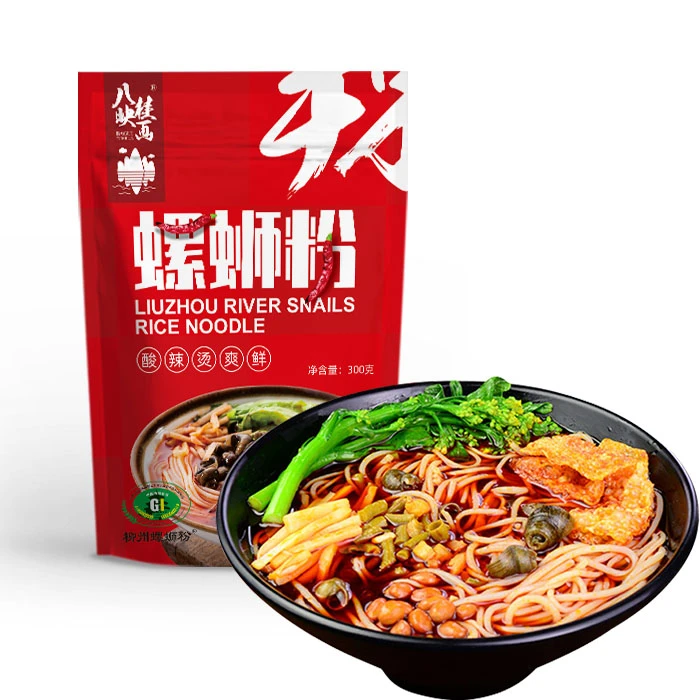 八桂映画柳州螺蛳粉汤鲜料足香辣酸辣鲜香夜宵速食300g10包