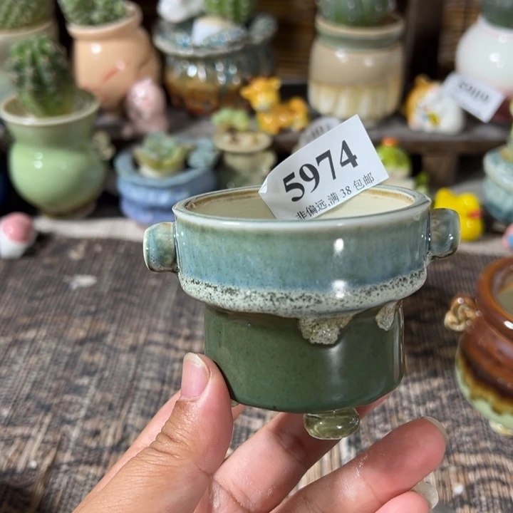 口6 手工花盆满30包邮