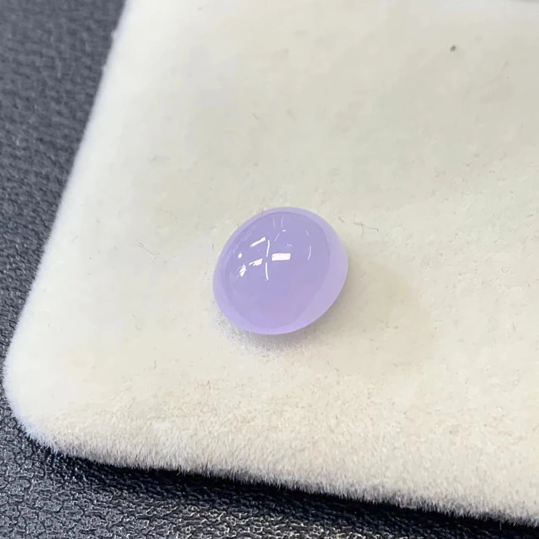 【金鑫】翡翠红粉紫蛋面戒面裸石*冰润红粉紫蛋面缅甸翡翠A货