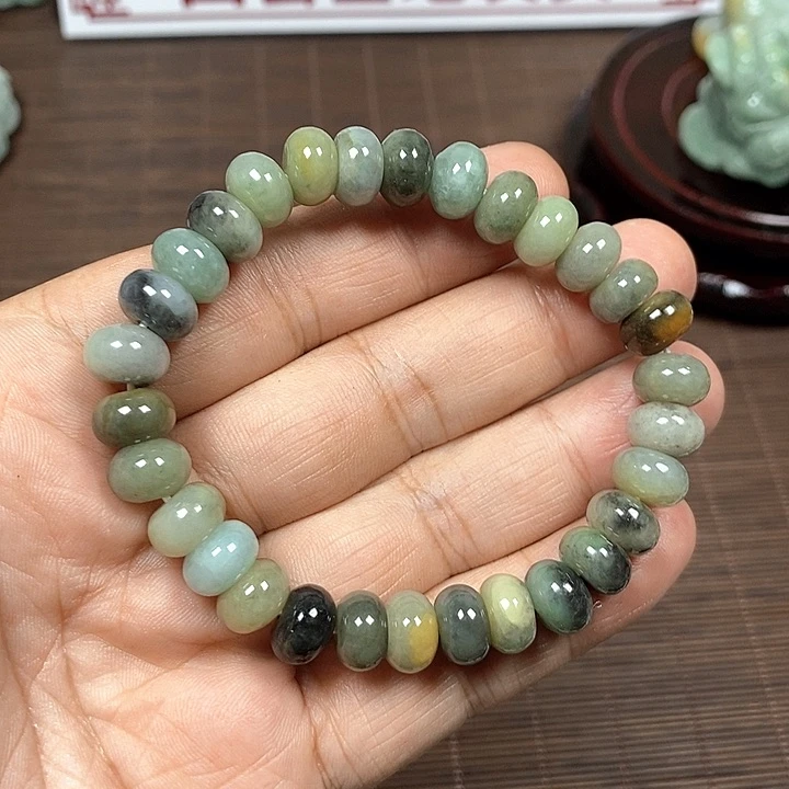 颈饰未镶嵌翡翠天然翡翠玉A货配证书