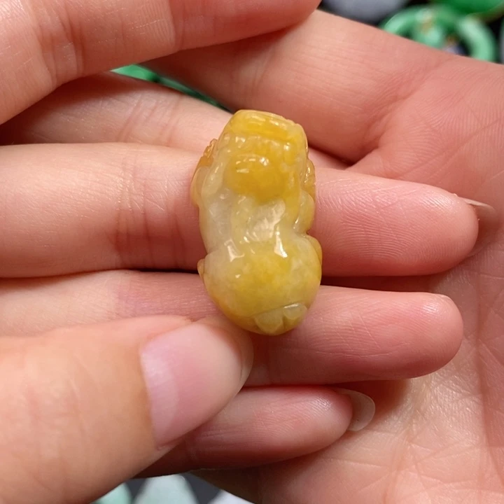 颈饰未镶嵌翡翠吊坠