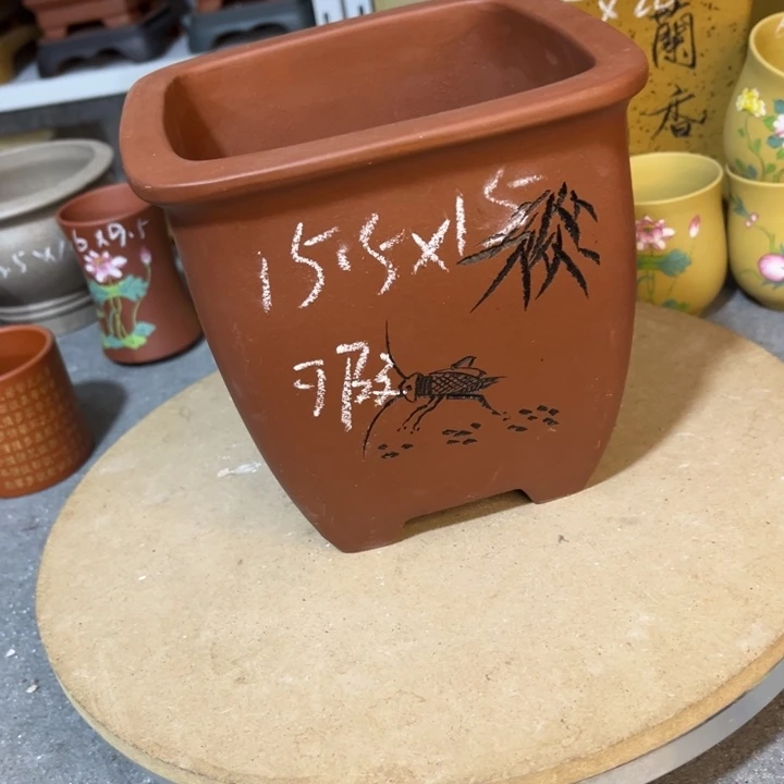 紫砂花盆紫砂花盆