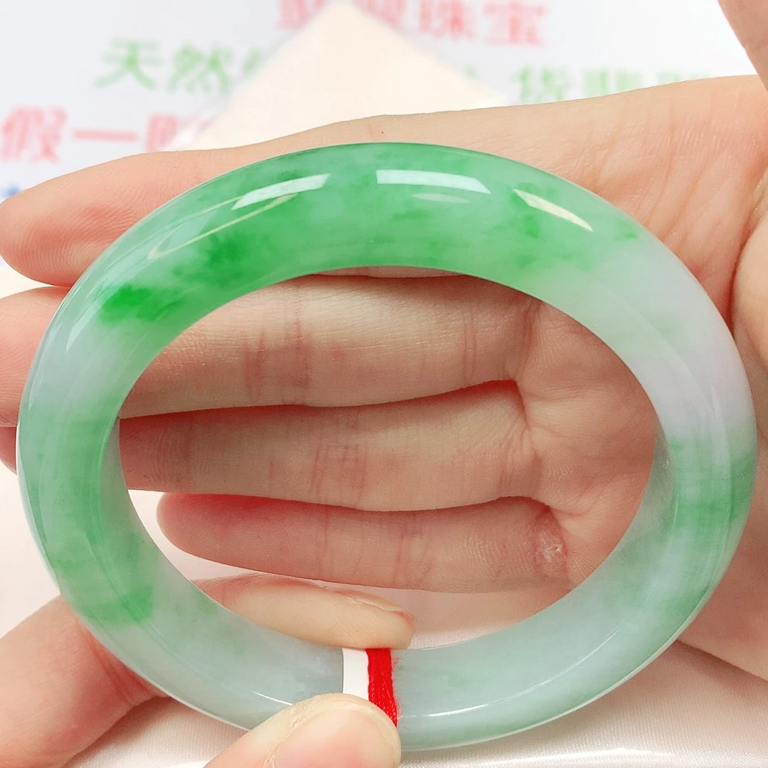 未镶嵌手镯翡翠好*翡翠手镯58