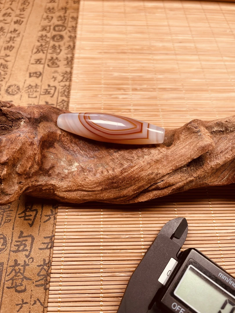 带眼玛瑙珠/约53.9*14.3mm