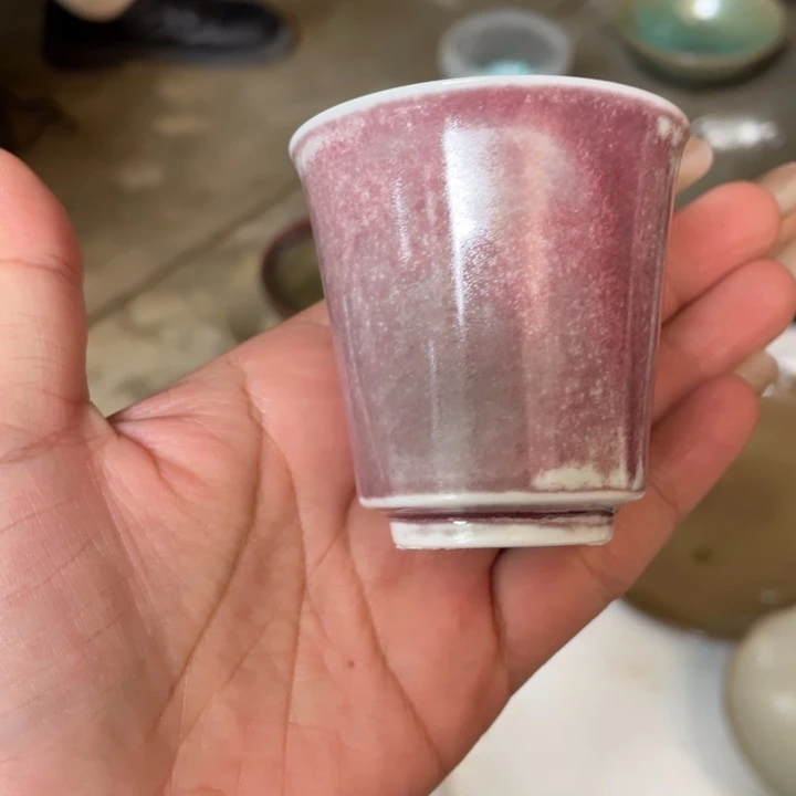 杯浪鬼柴烧 釉绘柴烧