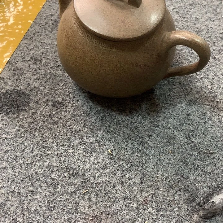 白***男茶壶紫砂紫砂微瑕