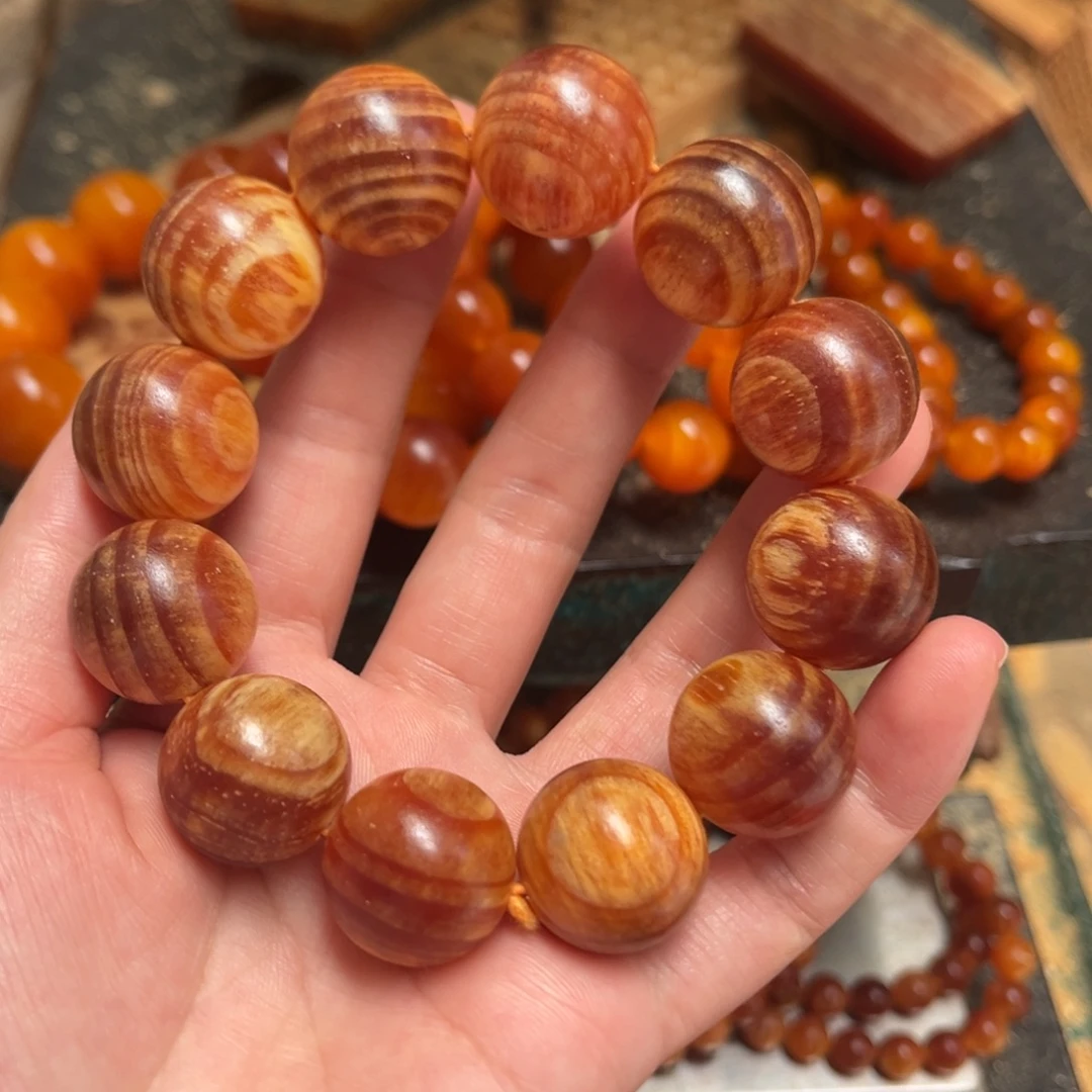 赐***糖手串/手链松木（琥珀木）2.0树根品质好的