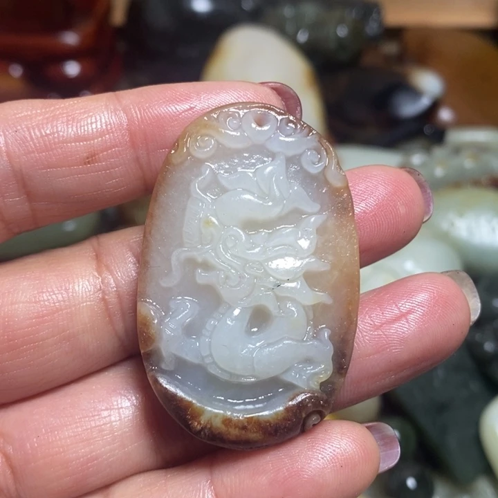 和田玉挂件未镶嵌