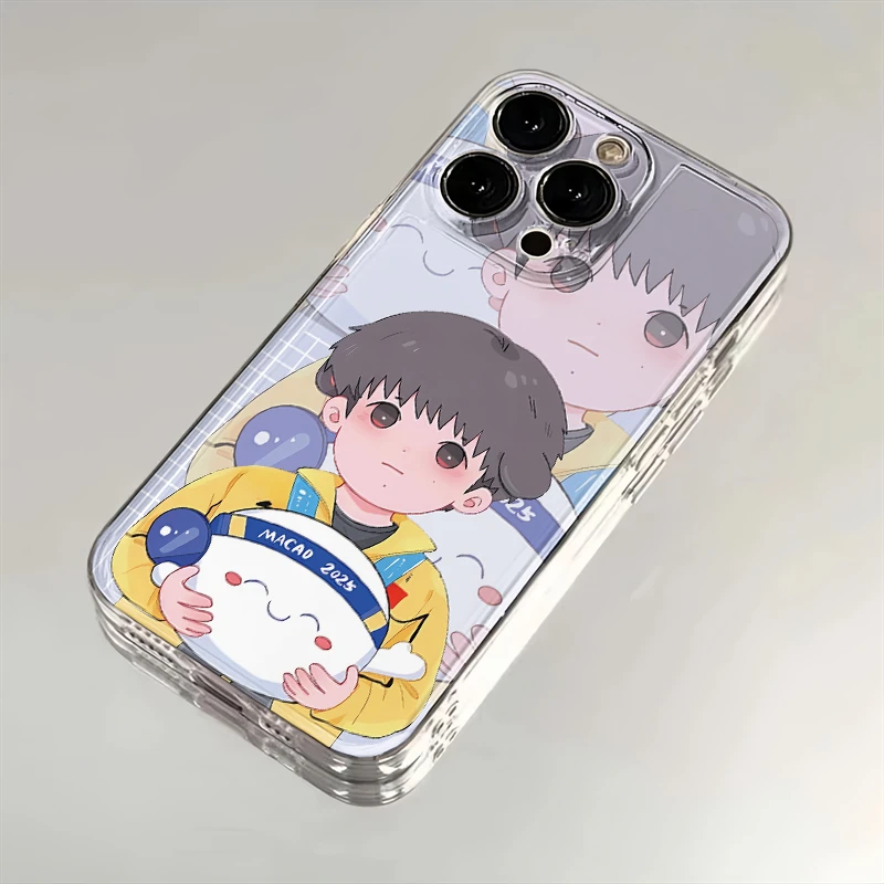 Q版王楚钦适用苹果iPhone16promax14小米15华为70手机壳12太空MT