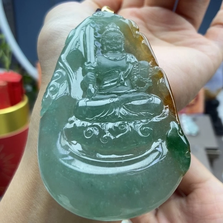 翡翠未镶嵌颈饰吊坠23