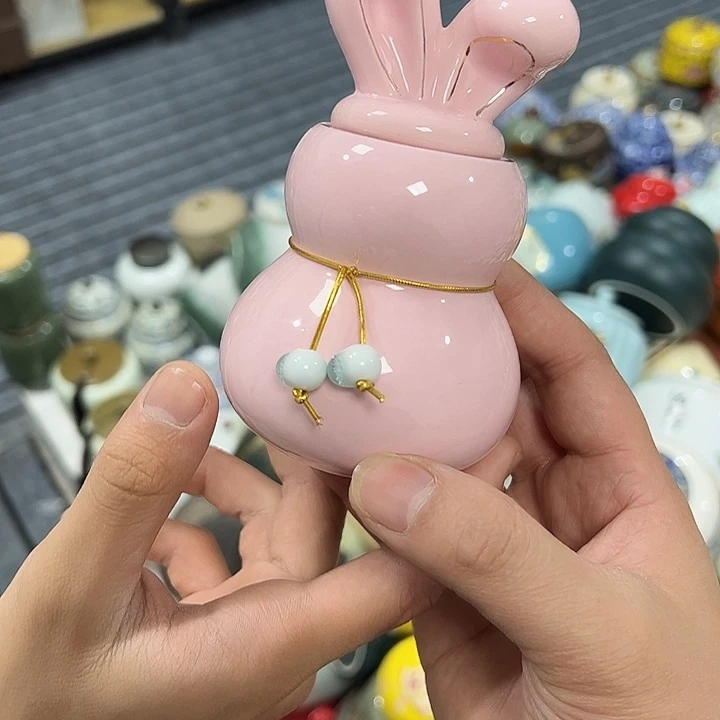 茶叶罐陶瓷家用储物罐瑕疵品介意勿拍