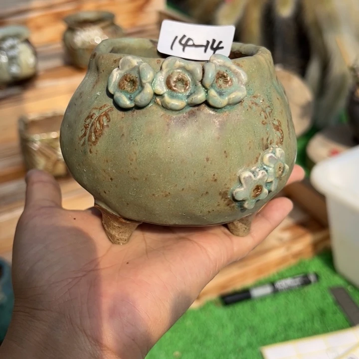 14-14花盆小鹿园艺