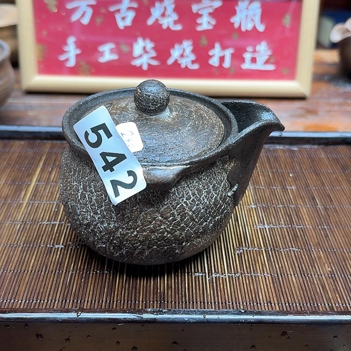 纯手工制作粗陶茶具
