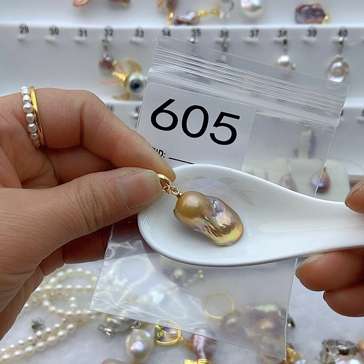 淡水珍珠颈饰银S925镶嵌