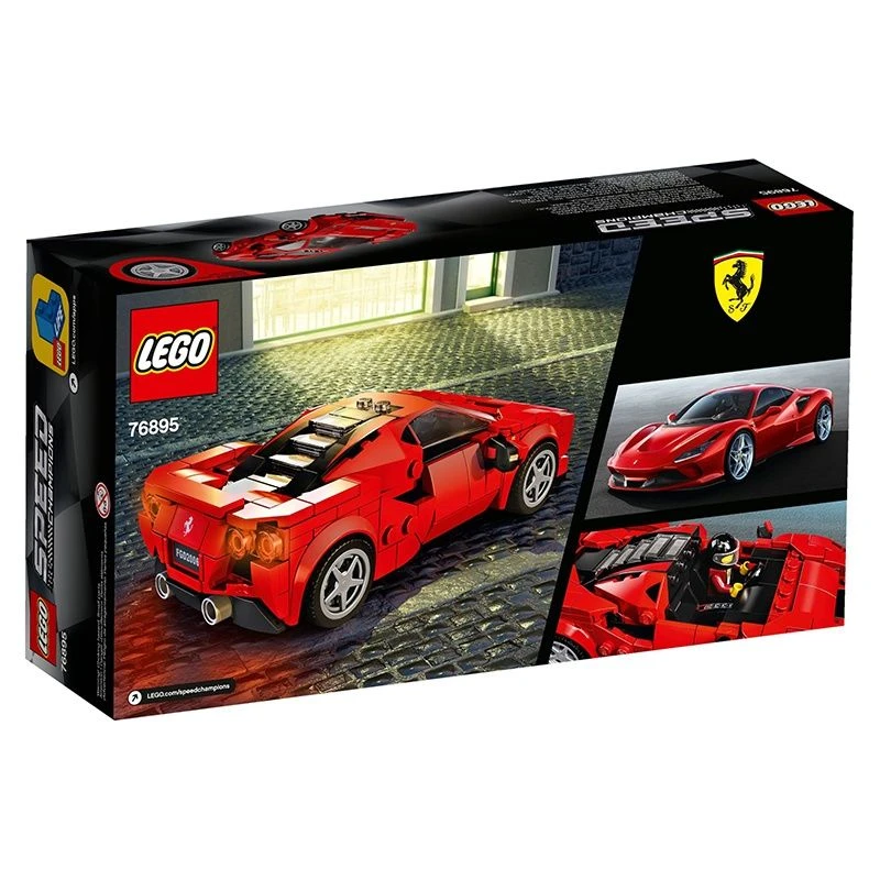 乐高LEGO speed超级赛车积木76895法拉利F8 Tributo 约320g/盒