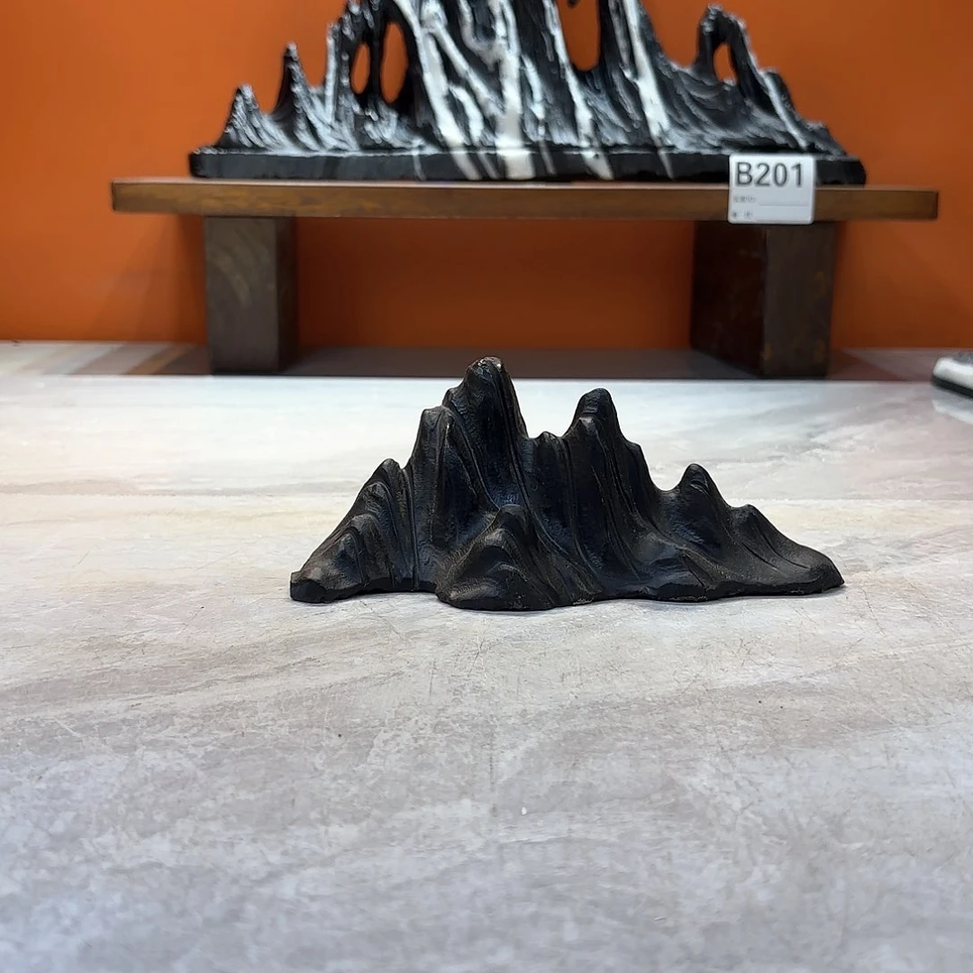 摆件日**金灵璧石奇石摆件