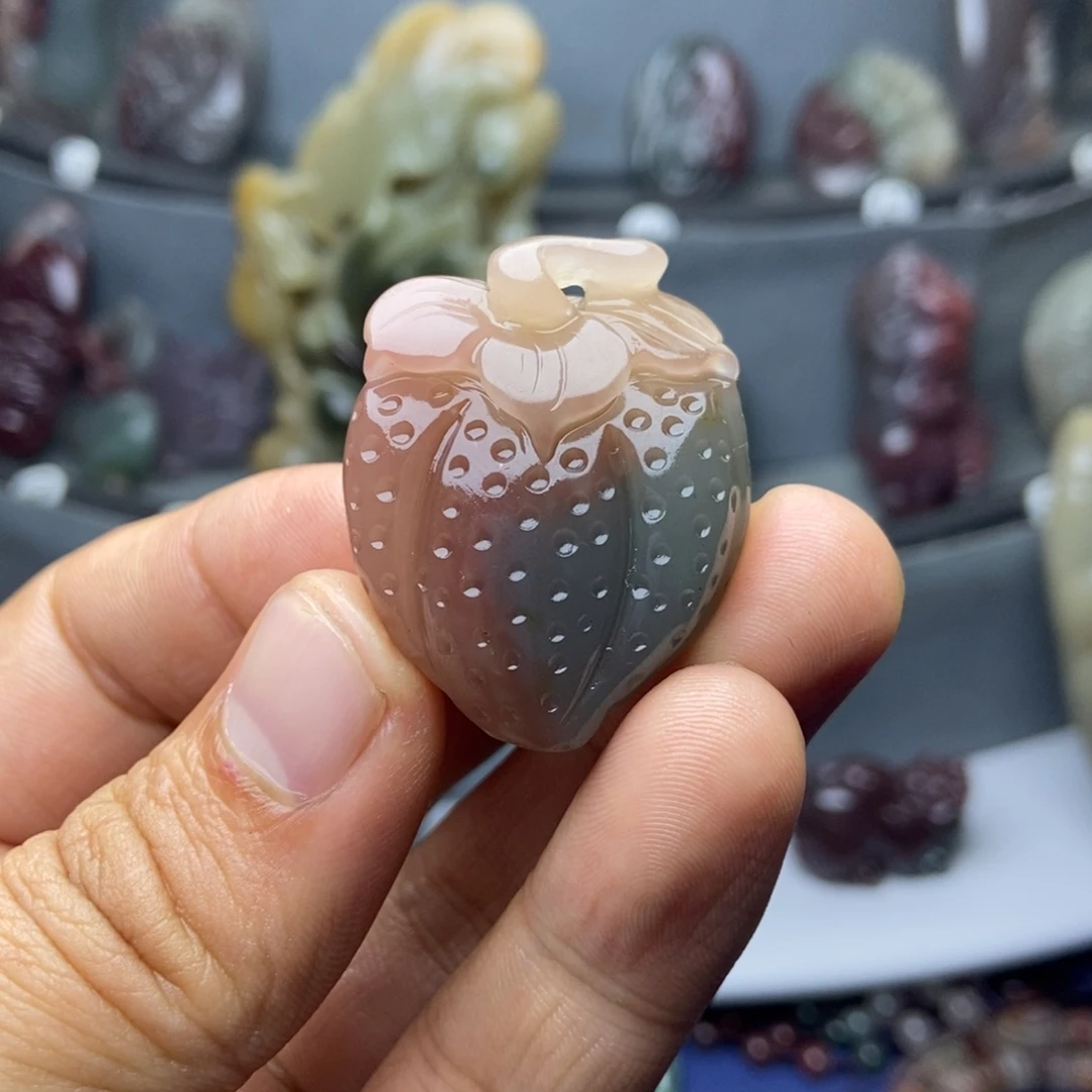 玛瑙/玉髓未镶嵌颈饰