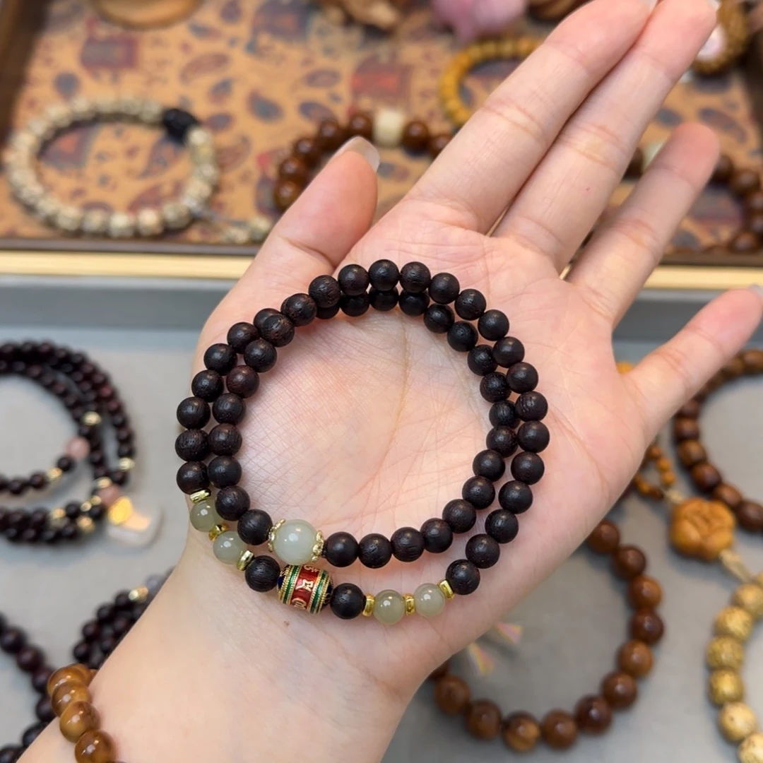 菩提手串/手链六字真言降真香