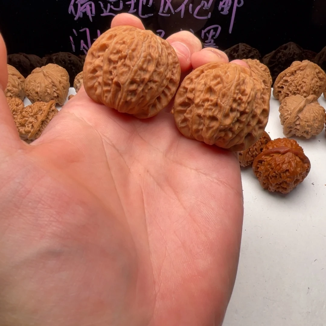 核桃把件39全品无药磨盘