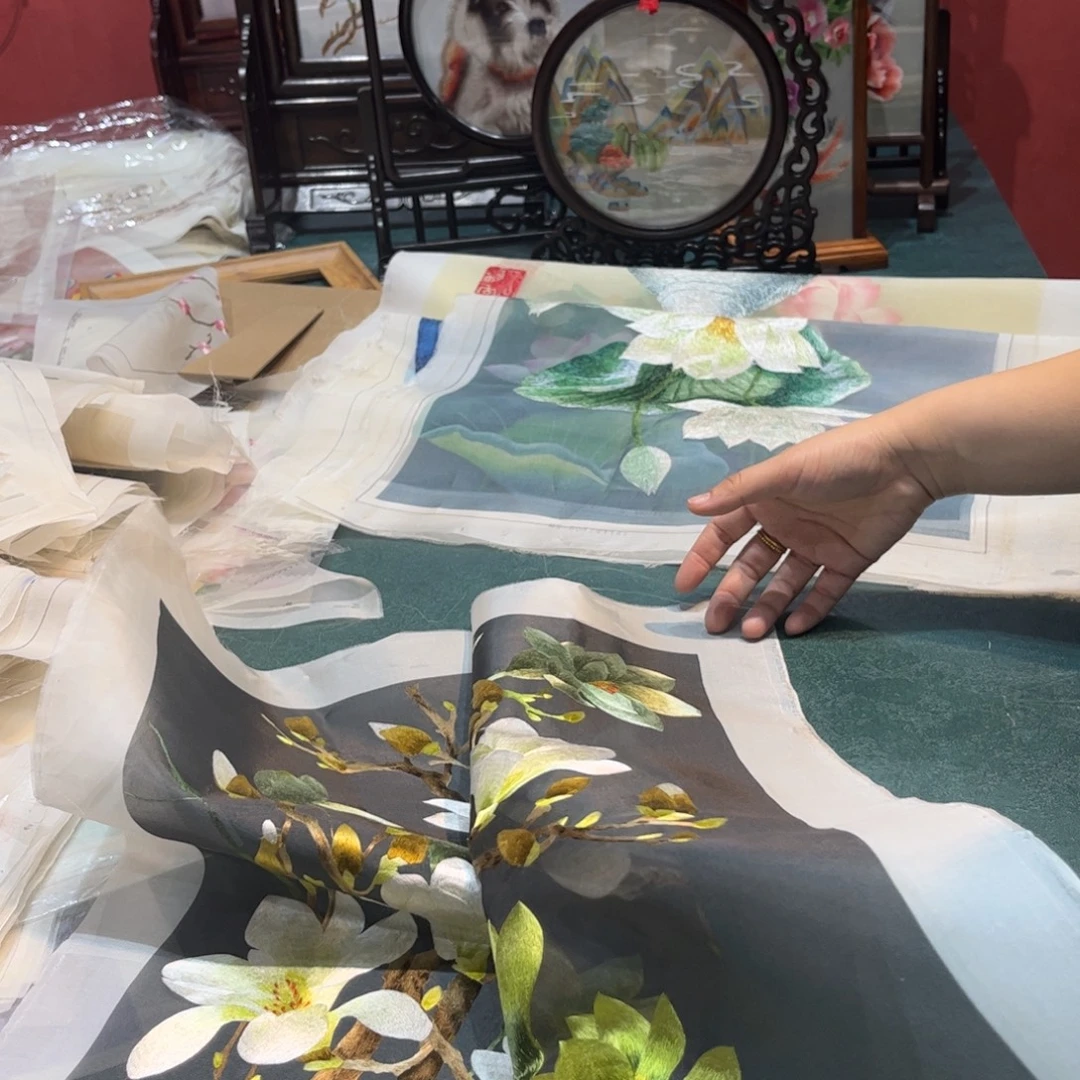 芸***0织绣纯手工制作方法是