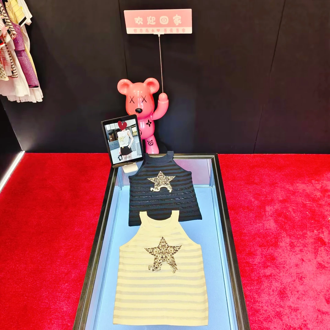 4849 夏季新款修身型背心少女风时尚百搭