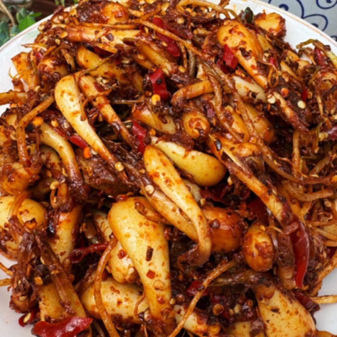 阿秀姐 变态辣佤味藠头500克麻辣特辣腌制下饭菜云南普洱特产罐装