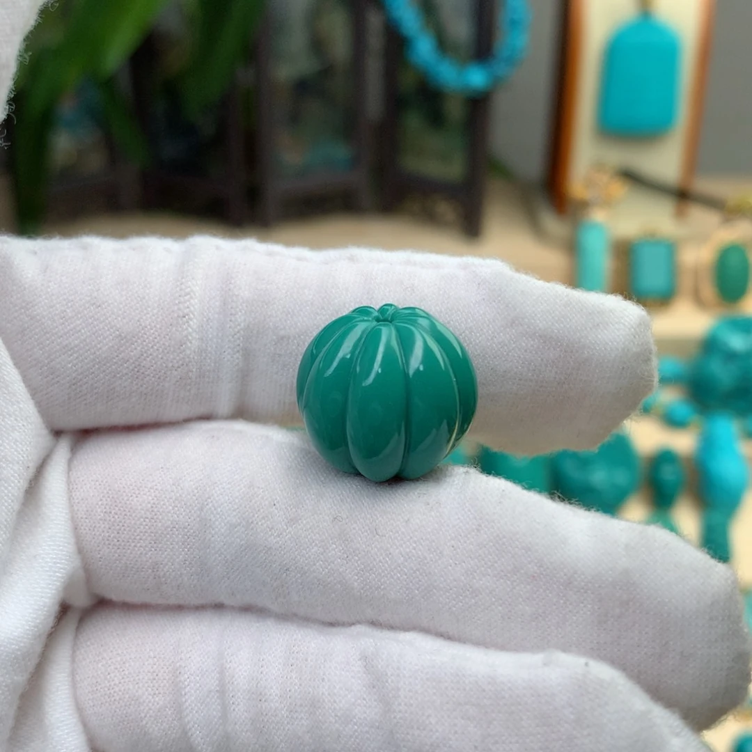 绿松石珠宝半成品未镶嵌